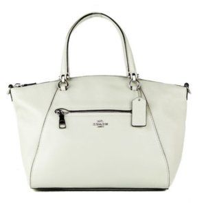 COACH  Prairie Signature Top Zip Satchel Crossbody Hand Bag